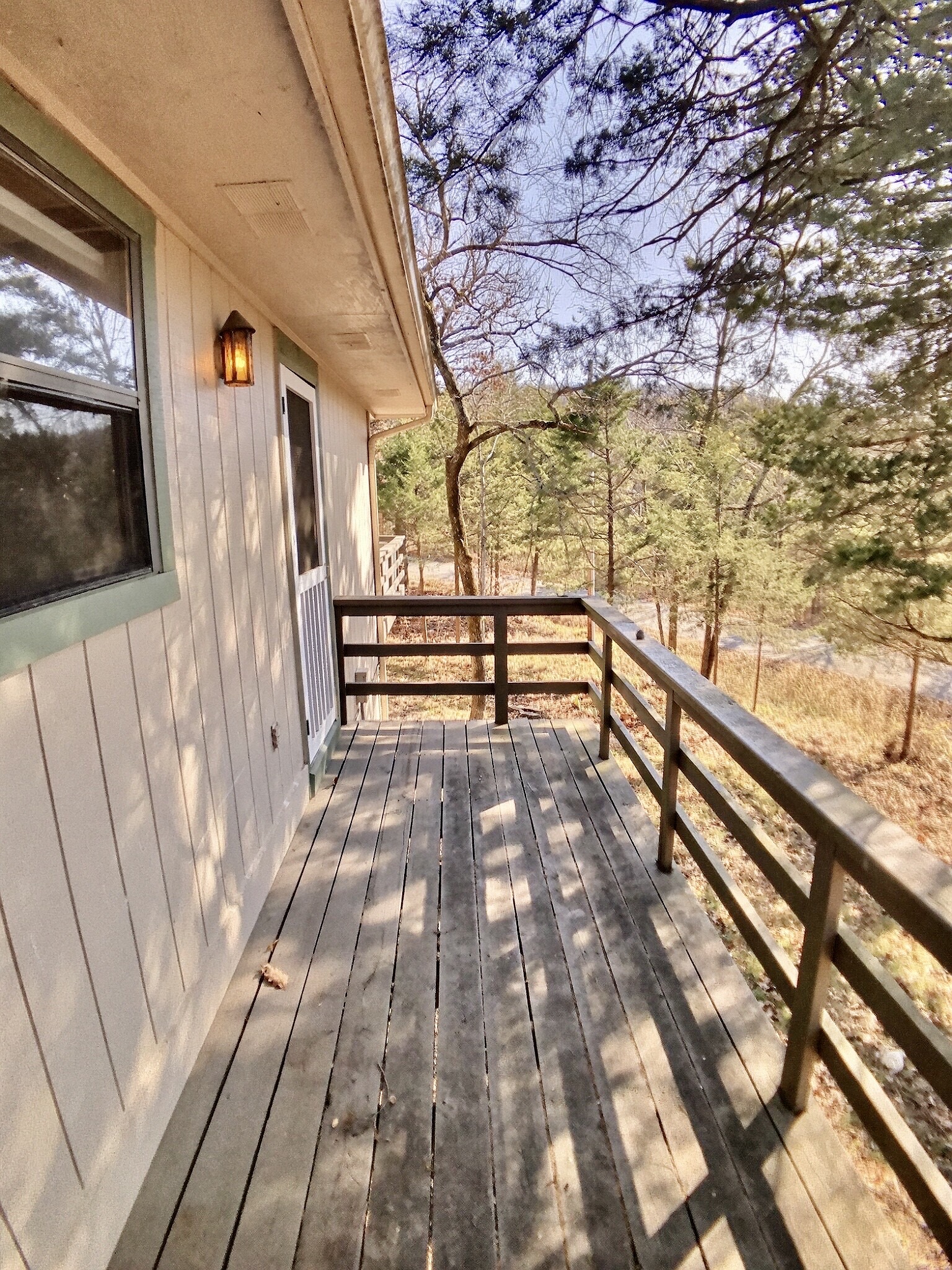 Deck at Kenwood Apartments Holiday Island For Rent