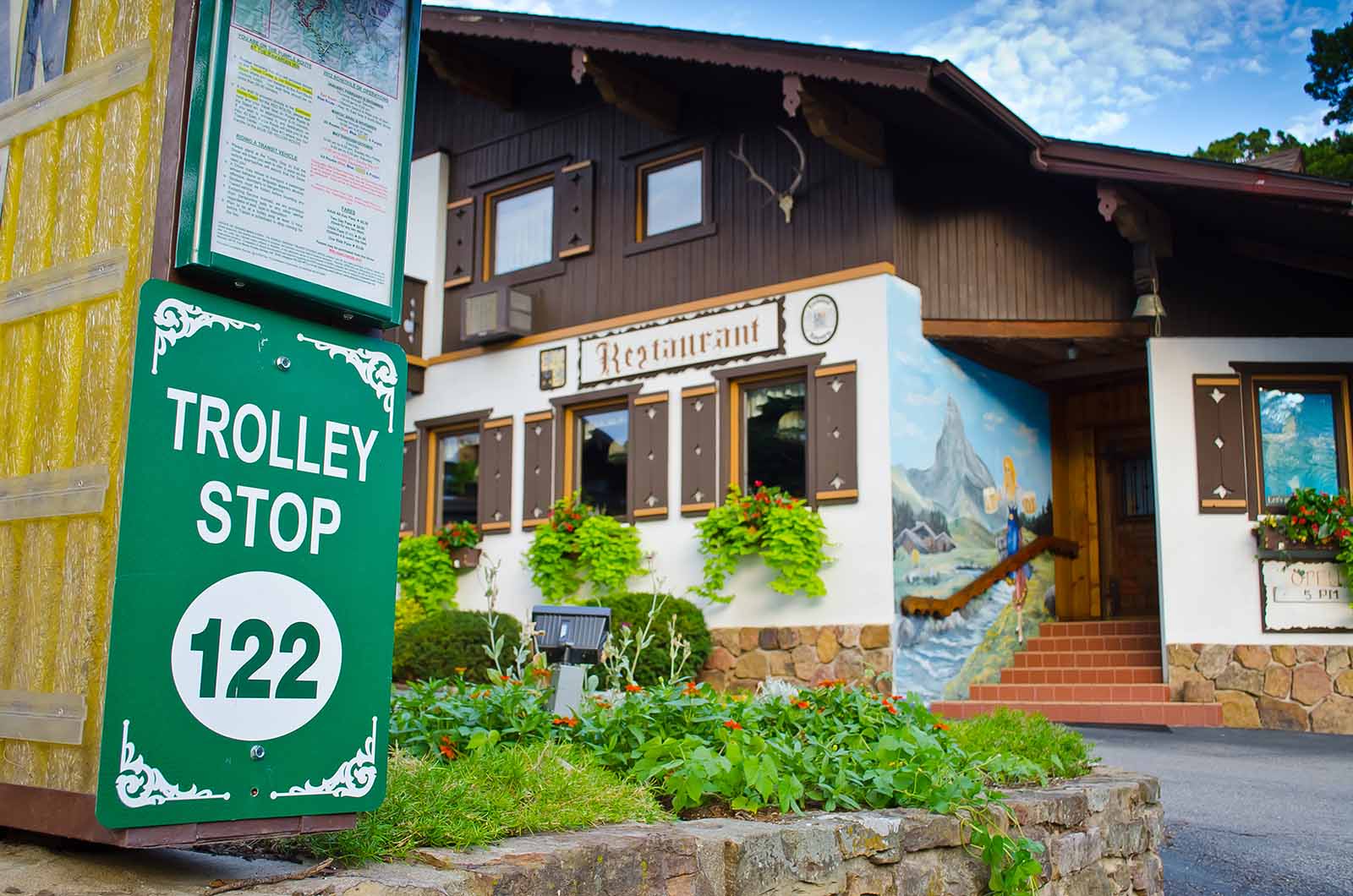 Bavarian Inn Lodge Trolley Stop